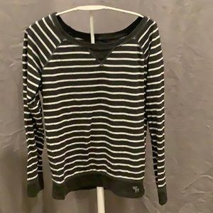 abercrombie kids Shirts & Tops - Abercrombie Kids Gray/White Stripe Shirt - Size L abercrombie kids Shirts & Tops - Abercrombie Kids Gray/White Stripe Shirt - Size L